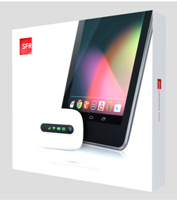 SFR lance la tablette Google Nexus 7 