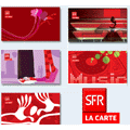 SFR propose des cartes de visite gratuites pour ses abonnés SFR La Carte