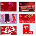 SFR propose des cartes de visite gratuites pour ses abonns SFR La Carte