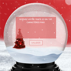 SFR transforme les smartphones des destinataires en boule à neige pour souhaiter la bonne année Les abonnés SFR peuvent désormais envoyer des tweetos pour souhaiter la bonne année