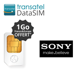 Sony Mobile et Transatel DataSIM offrent 1Go d'Internet pour l'achat d'une tablette Xperia Z4 ou Z3  