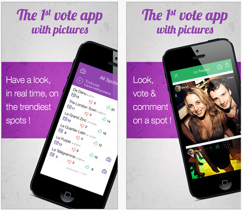 Spotminder : une application de vote avec photo 