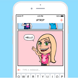 Strip Messenger, la messagerie mobile qui transforme les conversations en bande dessinée Strip Messenger, la messagerie mobile qui transforme les conversations en bande dessinée