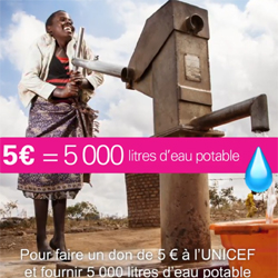 Votre tlphone peut aider l'UNICEF  sauver des vies