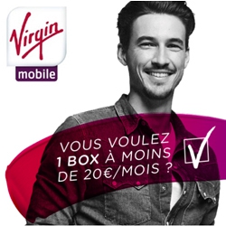 Virgin Mobile propose une offre à bas prix actuellement L'offre de Virgin Box