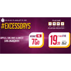 Virgin renouvelle son offre #ExcessDays jusqu'au 15 juillet Virgin renouvelle son offre #ExcessDays jusqu'au 15 juillet