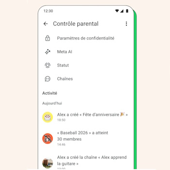 WhatsApp lance enfin son contr�le parental pour les ados, mais les parents ne pourront pas lire leurs messages