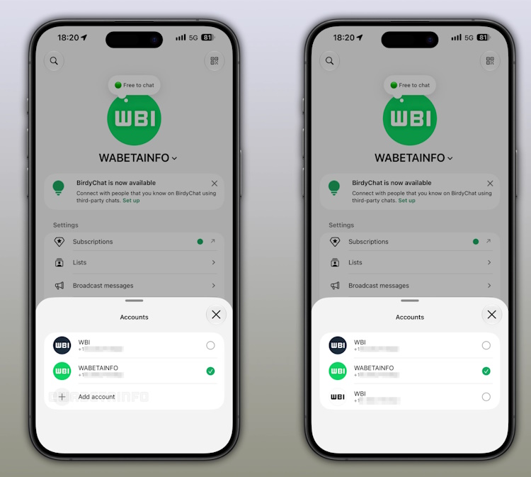 WhatsApp prépare une petite révolution sur iPhone : trois comptes pourront bientôt cohabiter WhatsApp prépare une petite révolution sur iPhone : trois comptes pourront bientôt cohabiter