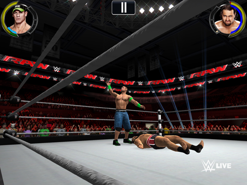 WWE 2K est disponible sur iOS et Android