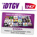 zaOza et iDTGV ont signé un accord de distribution on line comprenant une offre de téléchargement à volonté zaOza et iDTGV ont signé un accord de distribution on line comprenant une offre de téléchargement à volonté
