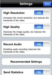 ICamcorder 2G/3G : filmez avec un iPhone V1 ou un iPhone 3G