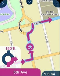 Kapten : un logiciel GPS pour l'iPhone