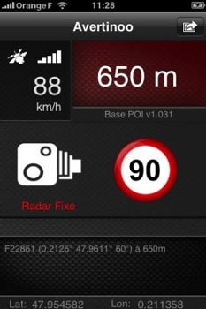 Le logiciel anti-radars iCopilot devient Avertinoo