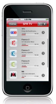 La TV mobile est galement payante chez SFR