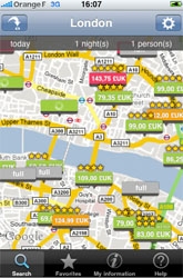 Hôtels : un logiciel pour réserver sa chambre d'hôtel via l'iPhone Hôtels : un logiciel pour réserver sa chambre d'hôtel via l'iPhone