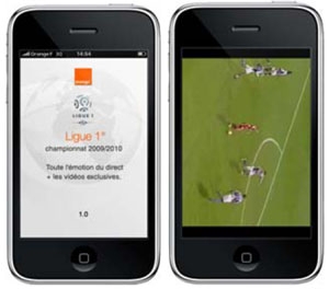 La Ligue 1 en direct sur l'iPhone avec Orange La Ligue 1 en direct sur l'iPhone avec Orange