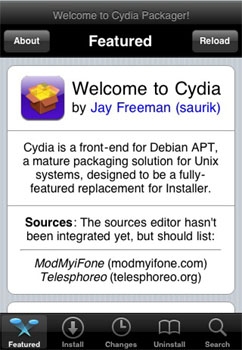 Cydia : un AppStore illégal sur l'iPhone Cydia : un AppStore illégal sur l'iPhone