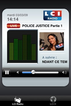 Ecoutez les informations sur l’iPhone avec LCI Radio Ecoutez les informations sur l’iPhone avec LCI Radio