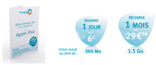 Bouygues Télécom dévoile ses offres prépayées pour l’iPad