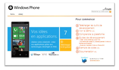 Microsoft organise une compétition pour développeurs d'applications mobiles Windows Phone 7 