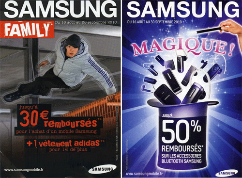 Samsung propose deux nouvelles promotions jusqu'au 30 septembre