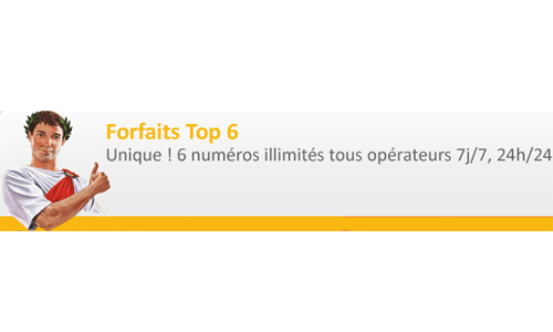 Engagement 24 Mois Changer De Forfait Forfait Top 6 2h avec un engagement de 24 mois par Coriolis Telecom