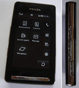 Téléphone LG Prada KE850
