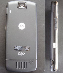 Téléphone Motorola MOTOSLVR L9