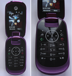 Téléphone Motorola Pebl U9