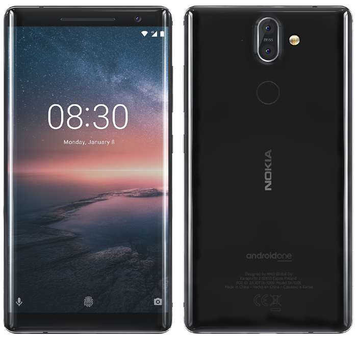 Téléphone Nokia 8 Sirocco