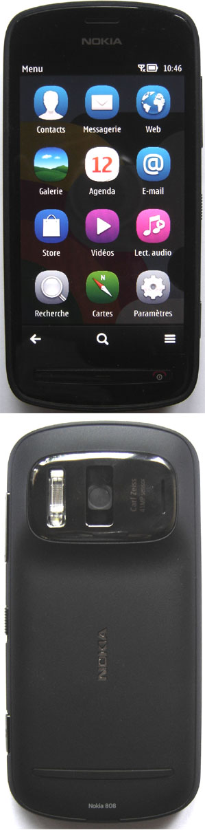 Téléphone Nokia 808 PureView