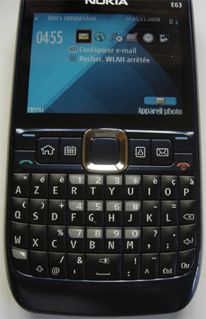 Téléphone Nokia E63