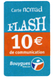 T&eacute;l&eacute;phone Carte Nomad Flash 10 �