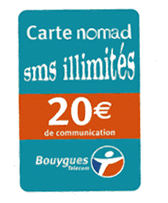 Téléphone Carte Nomad SMS ilimités Téléphone Carte Nomad SMS ilimités