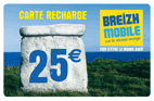 T&eacute;l&eacute;phone Recharge 20� Breizh Mobile
