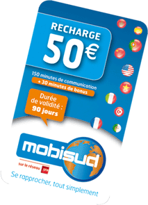 Téléphone Recharge Mobisud 50 € Téléphone Recharge Mobisud 50 €