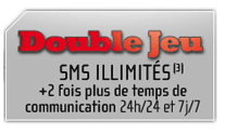 Téléphone Recharge Double Jeu 30 € avec des SMS illimités Téléphone Recharge Double Jeu 30 € avec des SMS illimités