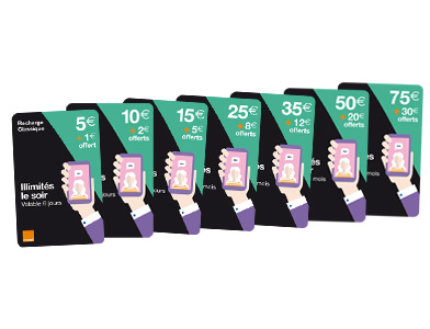 Téléphone Mobicarte 25 € + 8 € offerts Téléphone Mobicarte 25 € + 8 € offerts