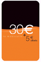 Téléphone Recharge Mobicarte 30 + 5 € offerts -Plan Orange Plug- (rechargement 50/50) Téléphone Recharge Mobicarte 30 + 5 € offerts -Plan Orange Plug- (rechargement 50/50)