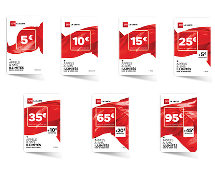 Téléphone Recharge SFR 65 € + 20 € gratuits Téléphone Recharge SFR 65 € + 20 € gratuits