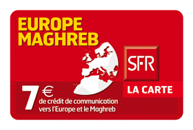 T&eacute;l&eacute;phone Recharge SFR� Europe/Maghreb �