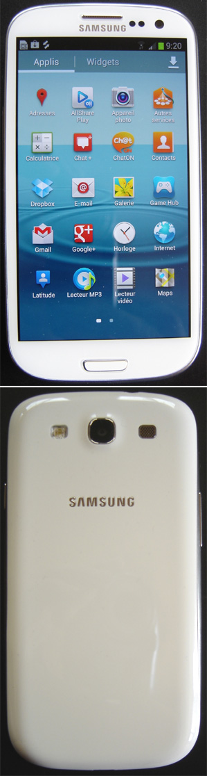 Téléphone Samsung Galaxy S3