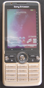 Téléphone Sony Ericsson G700 Téléphone Sony Ericsson G700