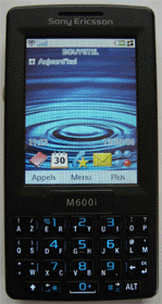 Téléphone Sony Ericsson M600i Téléphone Sony Ericsson M600i