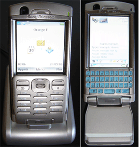 Téléphone Sony Ericsson P990i