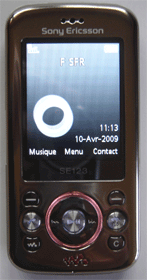 Téléphone Sony Ericsson W395