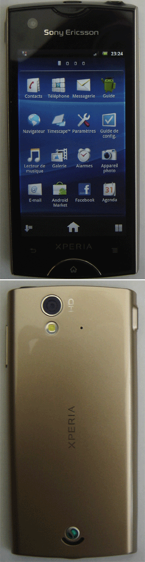 Téléphone Sony Ericsson Xperia Ray