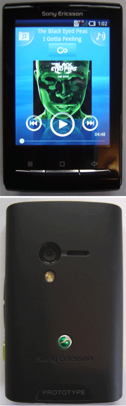 Téléphone Sony Ericsson Xperia X10 mini